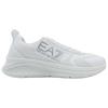 Emporio Armani EA7 Fabric Logo Print Low-Top Slip-Resistant Sports Casual Shoes Unisex Sneaker White X8X125XK303M696