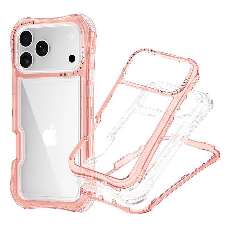 Für Apple für IPhone 17 Promax Hüftpolster Drei in Eins 360 Handyhülle Kamera