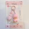 Resin Flocking Monchichi Keychain Cute Monkey Baby Trendy Keyring Cartoon Pendent Keys Bags Hanging Accessories Small Gifts