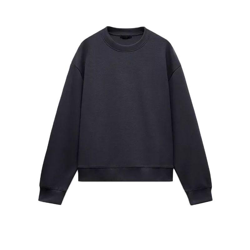 

Весна Новинка Женский Двусторонний Тканевый Свитшот 4174673-Брюки из Двусторонней Ткани с Разрезом на Ноге 4174674 Blue Gray Sweatshirt L