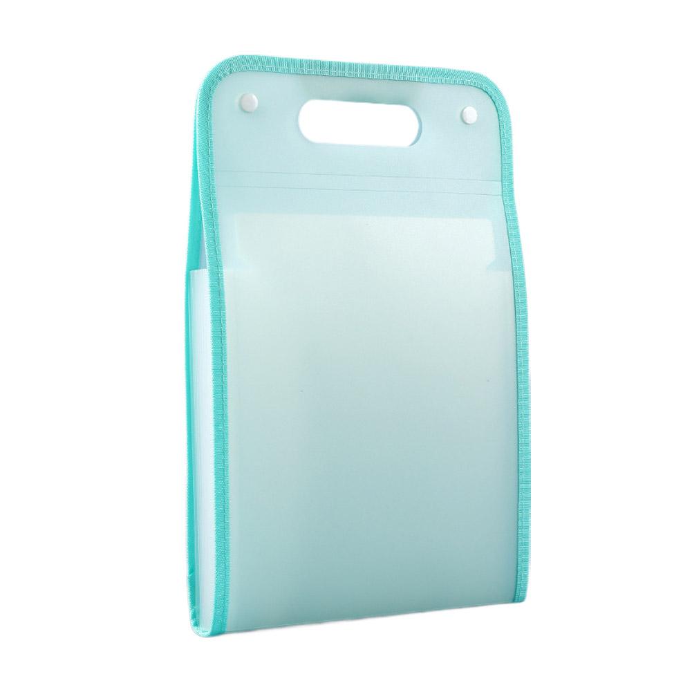 Portable A4 Letter Size Macaron Color Accordian Document Organizers in Pocket File Folders for Classroom Paper File Folder