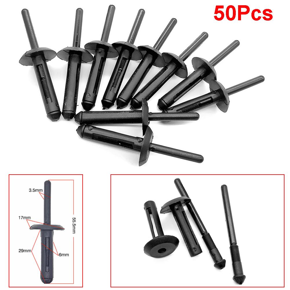 Nylon Plastic Fascia Bumper Rivets Car Body Repair Fastener Push Retainer Clips