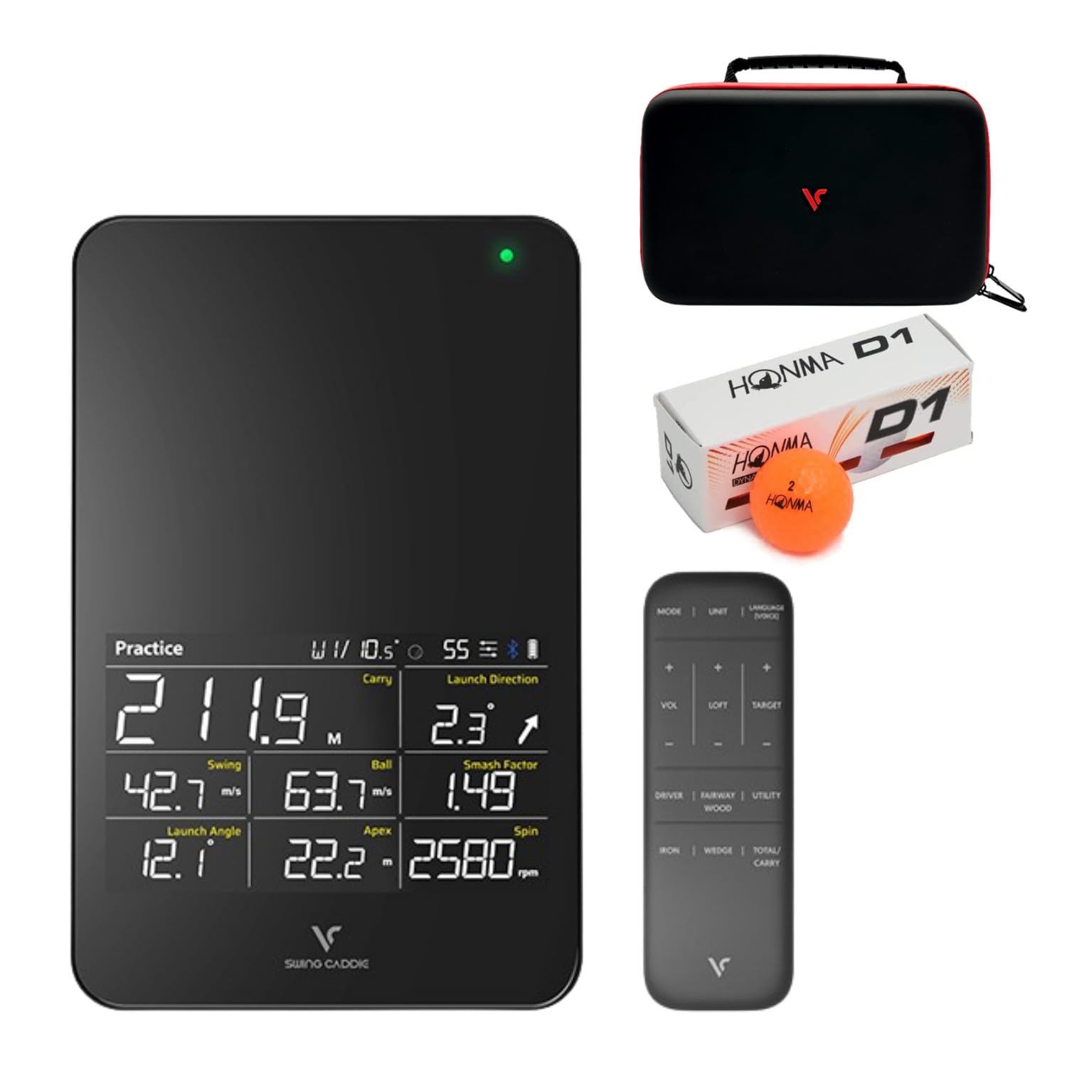 

Voice Caddy Swing Caddy SC4 Pouch с мячом для гольфа Golf Distance Meter Measurement Launch Monitor Practice Equipment