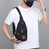 Unisex Oxford Crossbody Bag - Compact Chest Pack for Men (Lightweight & Waterproof - Perfect for Running Errands & Outings)