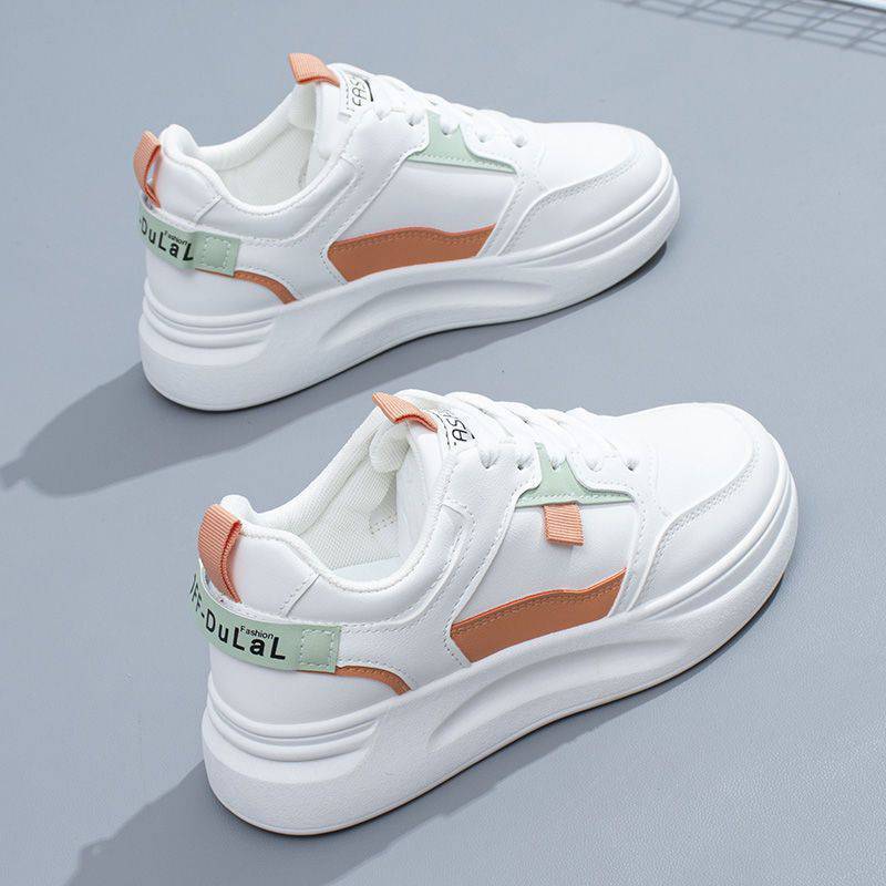 Little white shoes women's shoes 2025 new spring and autumn white shoes versatile popular shoes casual single shoes board shoes summer thin