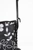 Rep cocoro Shopping Cart, 22L, Flower Black, with Flap & Cooler Function, and Bag-in-Bag