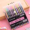 Sparkly Glitter Gel Highlighter Pen Set for Students: 12/48/60 Colors