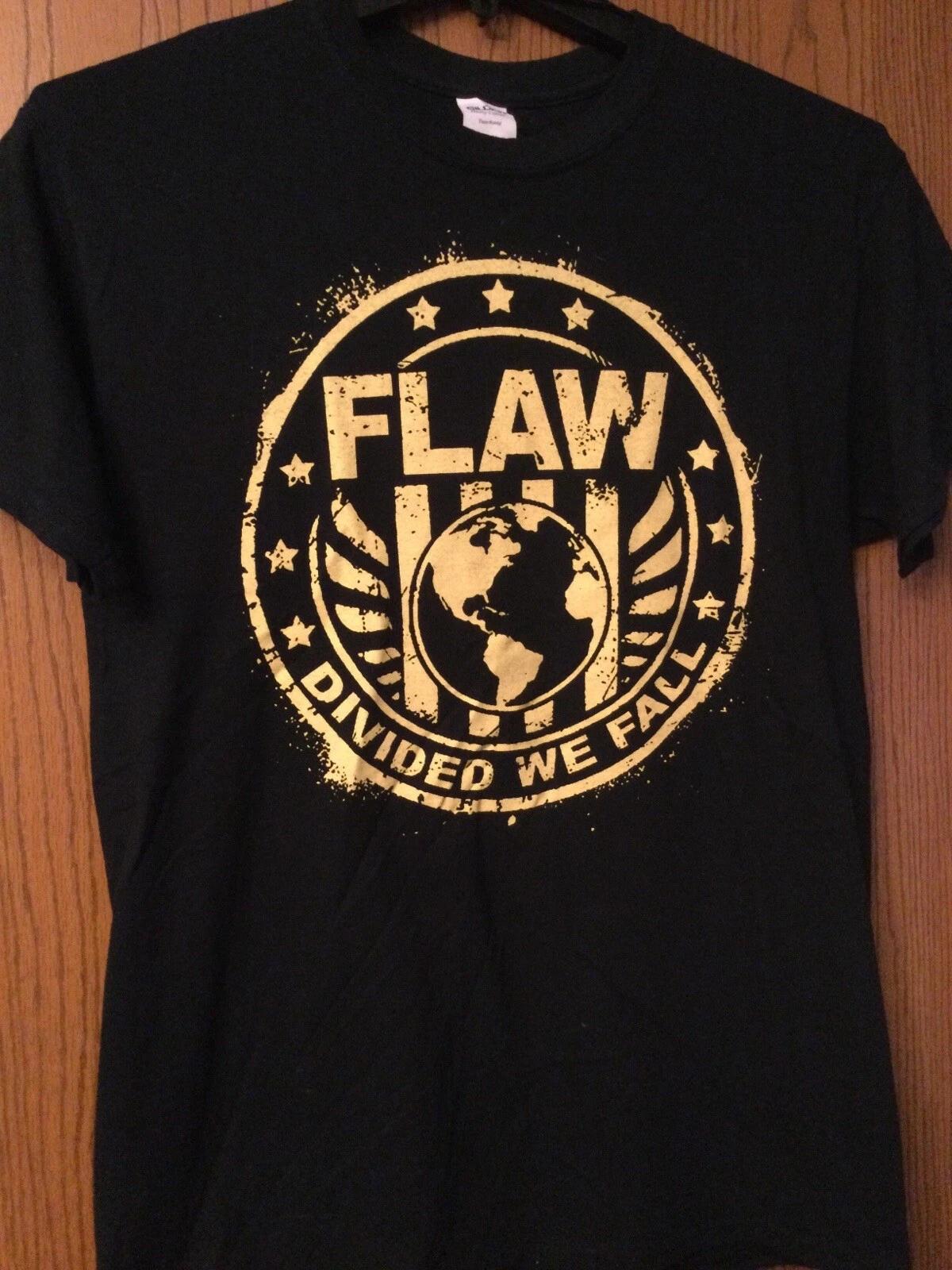 

Flaw - “Divided We Fall” Tour 2016 - Black Shirt - M 3XL