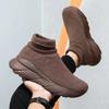 Plush Rubber Sole Fashion Man Shoes High Top Sneakers Men Outdoor Boots Sport Special Trendy Zapato Leisure Excercise Sapa