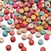 2400pcs Mixed Letter Acrylic Beads Round Flat Star Moon Spacer Beads for Jewelry Making DIy Bracelet Necklace Earring Supplies