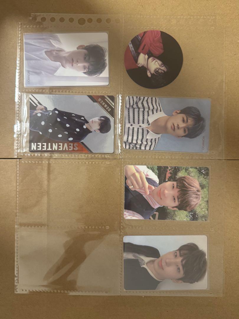 

[USED] SEVENTEEN Wonwoo past album trading cards