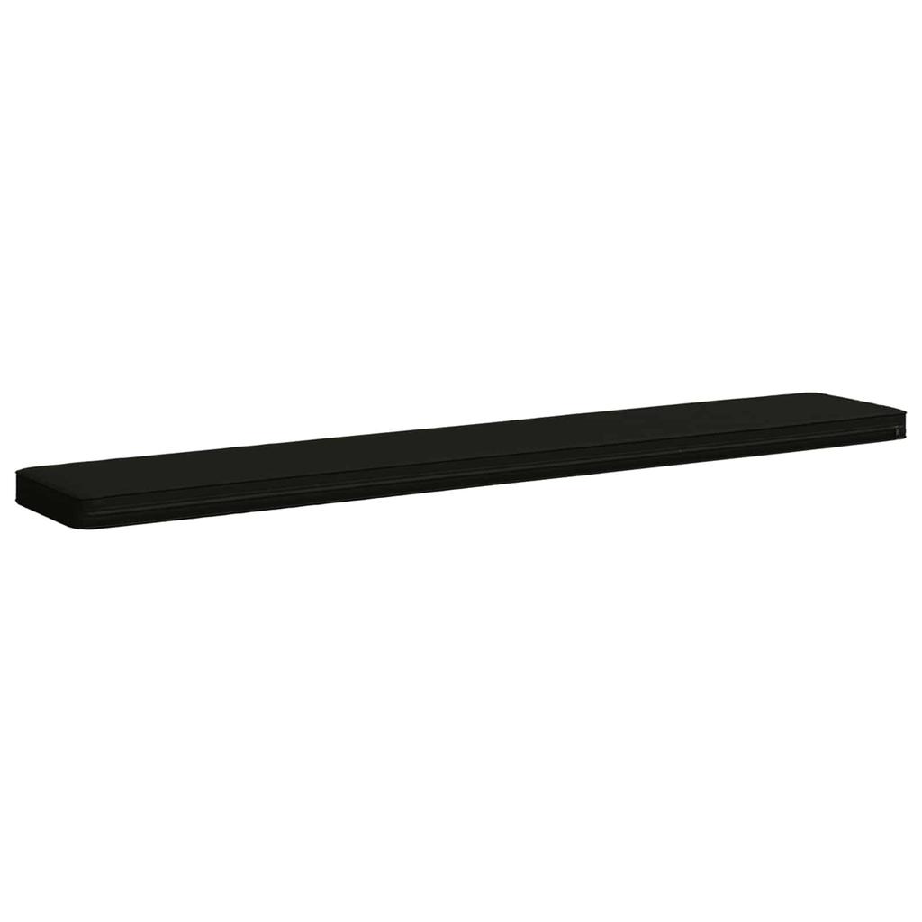 2 piece Bench Cushion VUGHT 2 pcs 100percent  Polyester Black