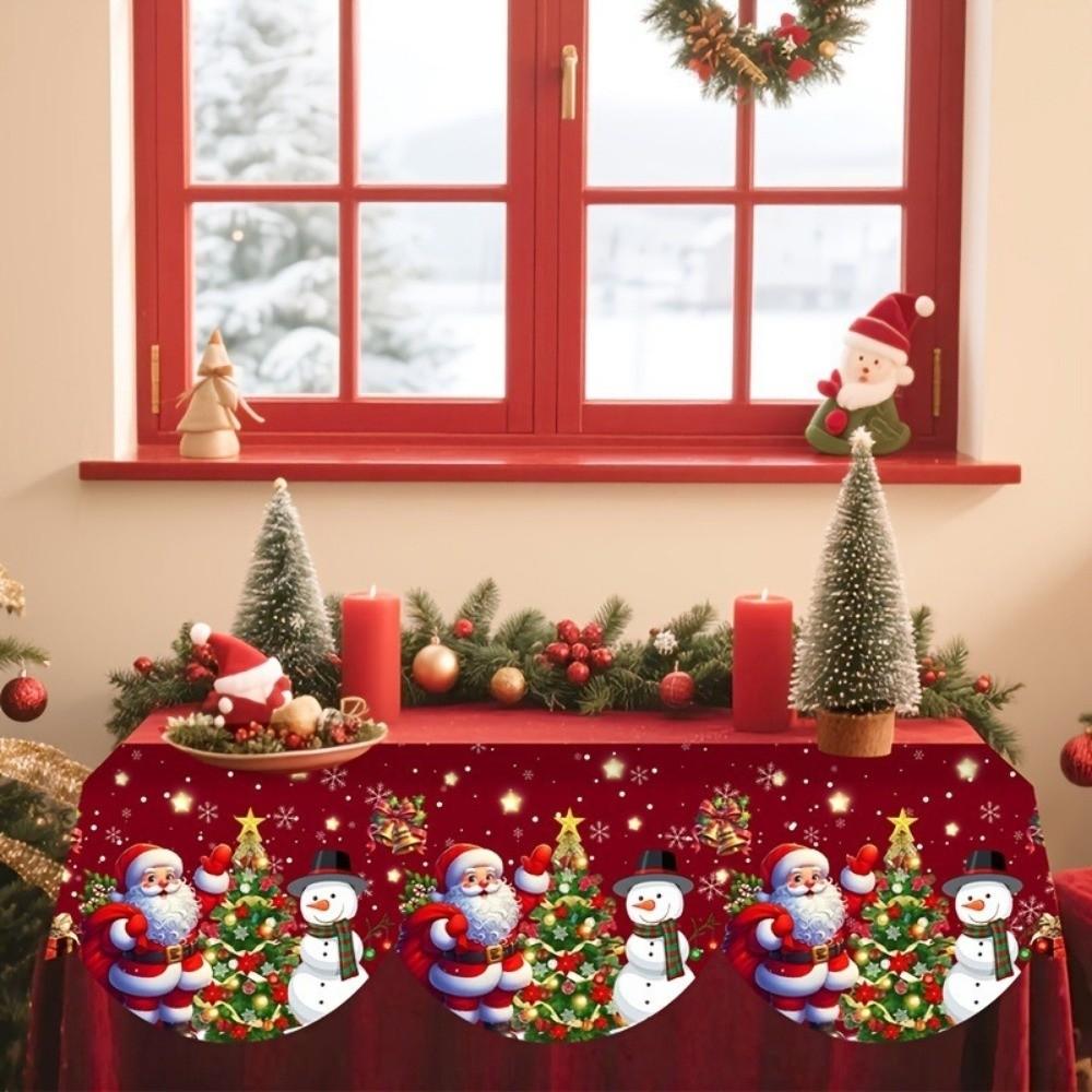 2026 Christmas Fireplace Scarf Snowman Navidad Natal Mantel Scarf Indoor Fireplace Ornament Christmas Decorations