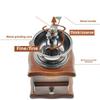 Small Hand Grinder Coffee Grinder Coffee Bean Grinder Manual Wooden Household Grinder Italian Coffee Machine