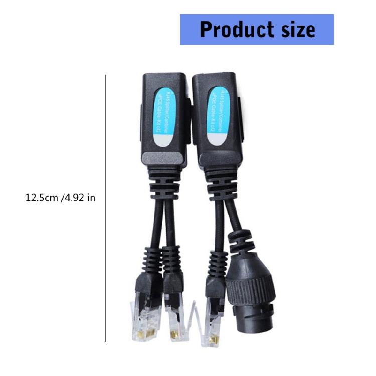 Versatility RJ45 Ethernet POE Combiner Splitter Supports Multiple Installations With Cost Effective Power Solution