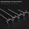 5Pcs Metal Universal Mesh Panel Hooks Retail Shop Mesh Stall Hangers Wall Hook Coat Bag Supermarket Shelf Hook