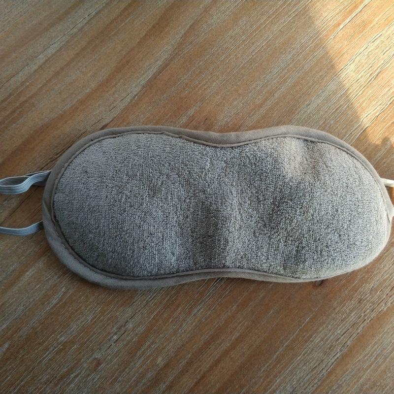 Double-Layer Terry Cloth Eye Mask: Light-Blocking Sleep Companion for Travel and Relaxation.