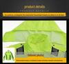 Fluorescent Green Reflective Raincoat and Rain Pants Set for Traffic Duty and Road Administration