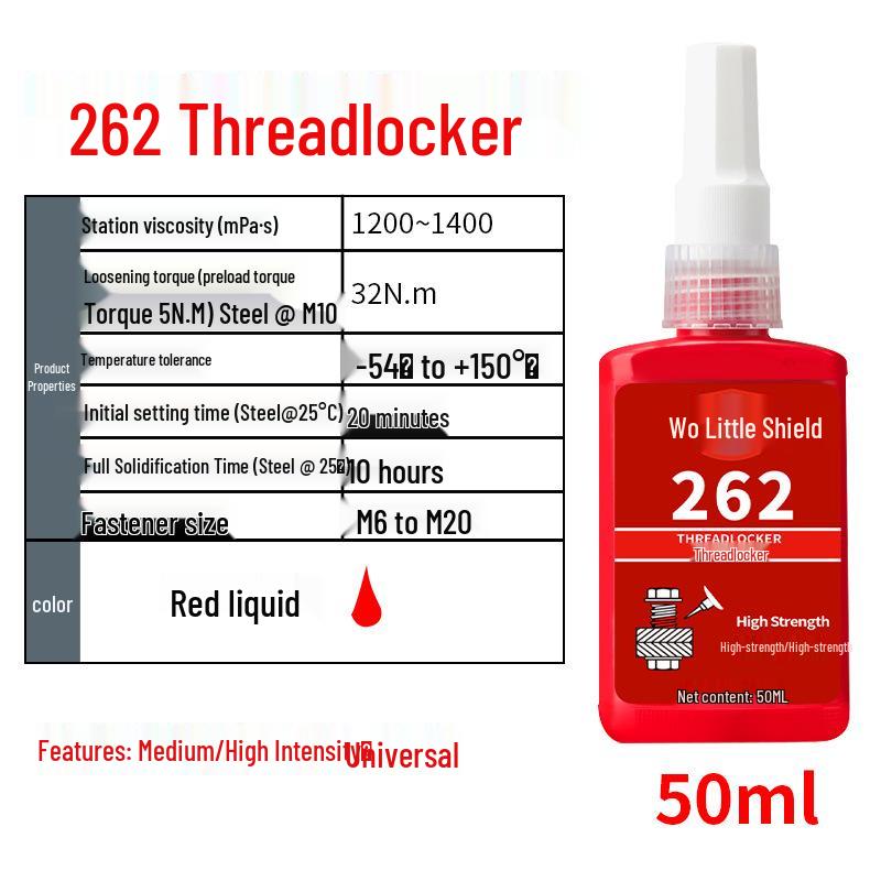 High Strength 243 High-Temp Oil-Resistant Screw Lock & Pipe Sealant