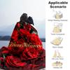Rose Customize Your Name Blanket Lightweight Customizable Blanket Soft & Cozy Great for Livingroom Office Home Decor Office Chair