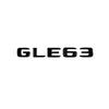 AAUX1 Letter Stickers Car Rear Trunk Emblem Fender Badge Front Grille Sticker For Mercedes Benz AMG GLE43 GLE400 GLE450 GLE53 GLE63S