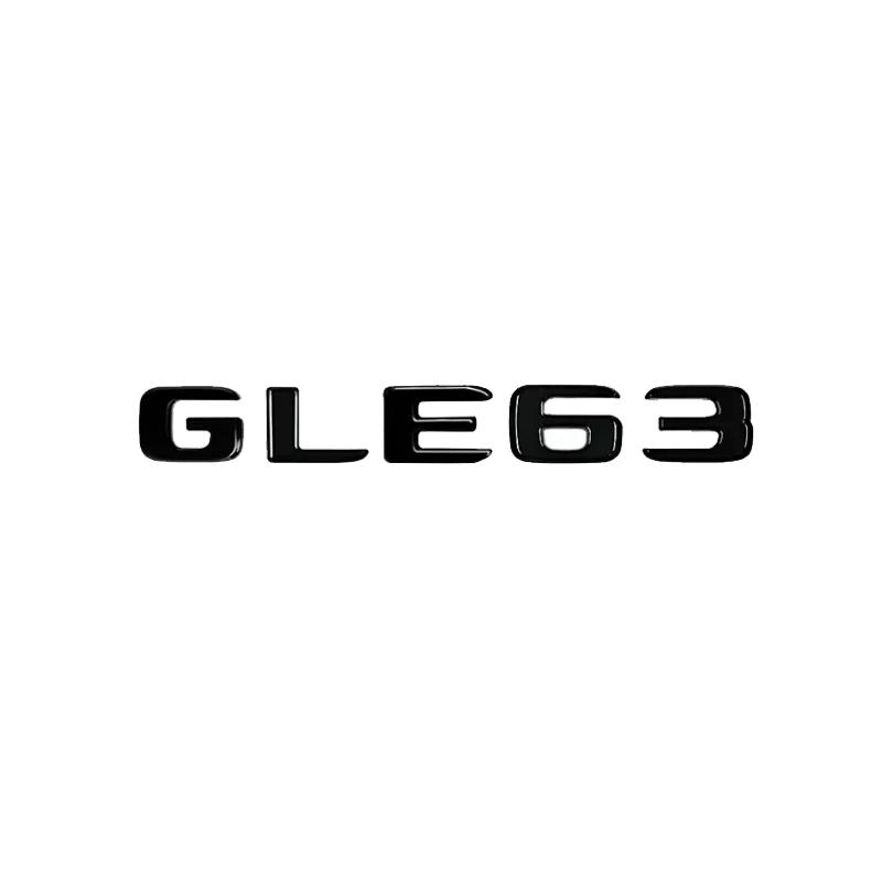 AAUX1 Letter Stickers Car Rear Trunk Emblem Fender Badge Front Grille Sticker For Mercedes Benz AMG GLE43 GLE400 GLE450 GLE53 GLE63S