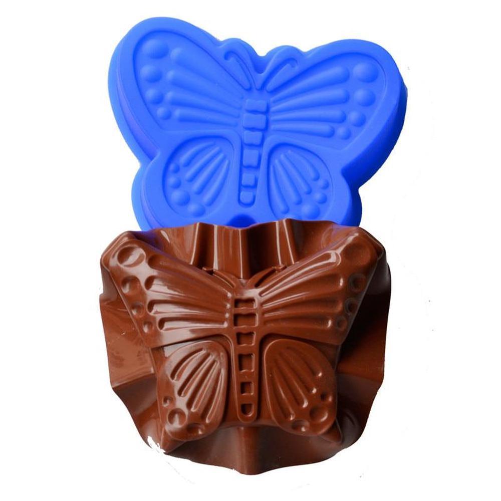 Silicone Cake Mold Handmade Soap Pudding Mold Cake Bakeware Mold Butterfly Muffin Cup Baking Tools