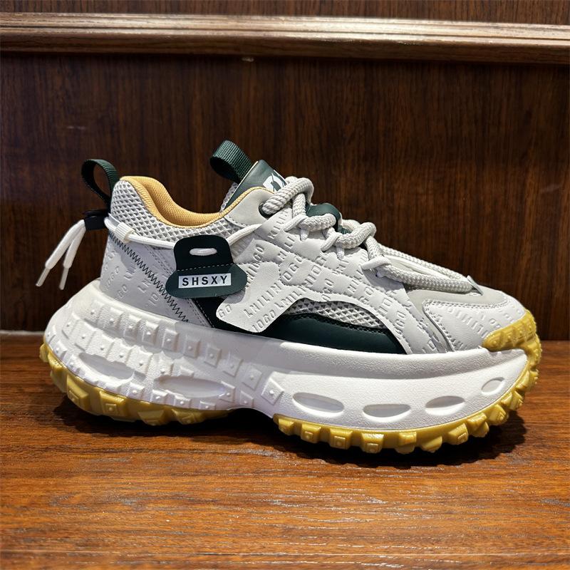 Spring new platform sports and casual shoes breathable mesh dl