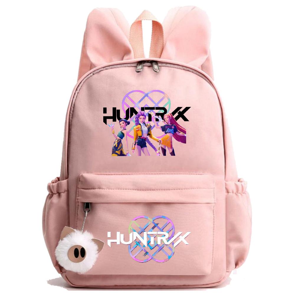 Anime K-Pop Printed Waterproof Backpack Student Teenager Bookbag for Boy Girl Bookbag Schoolbag Women Large Capacity Travel Bag Kid Gift Mochila
