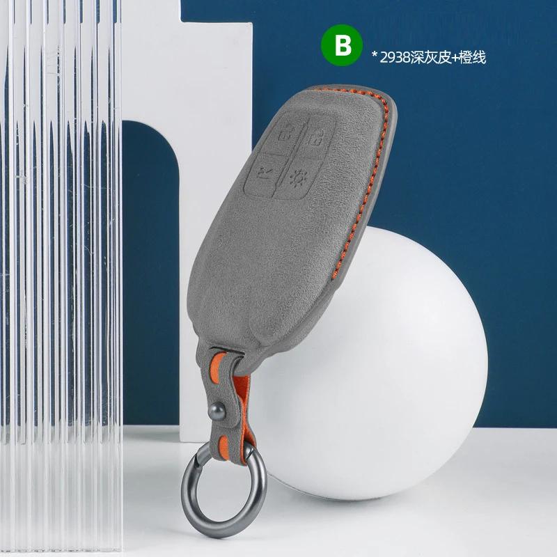 Car Key Case Cover Shell Fob for Ferrari 488 Roma SF90 F8 Protofino 812 458 F430 4 Buttons Car Remote Keychain Accessories MQ1