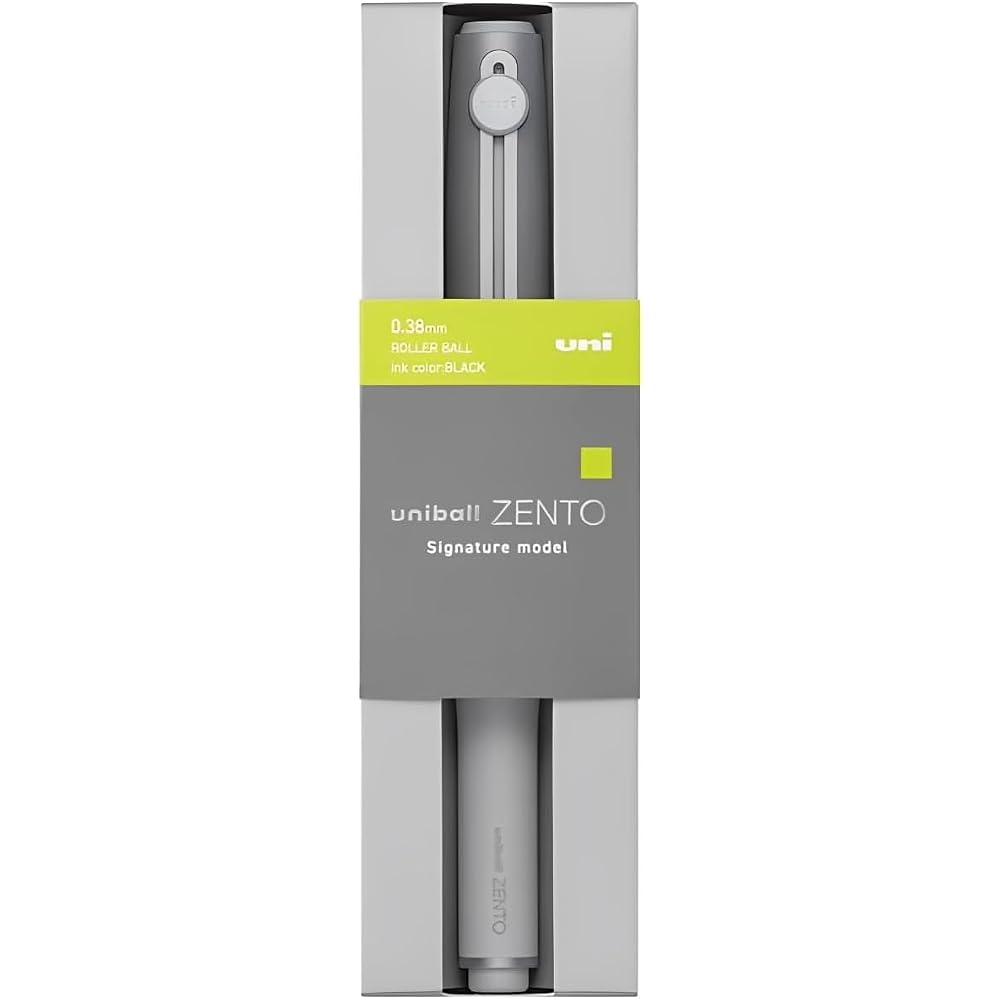 Ballpoint pen zento 0 38mm signature silver