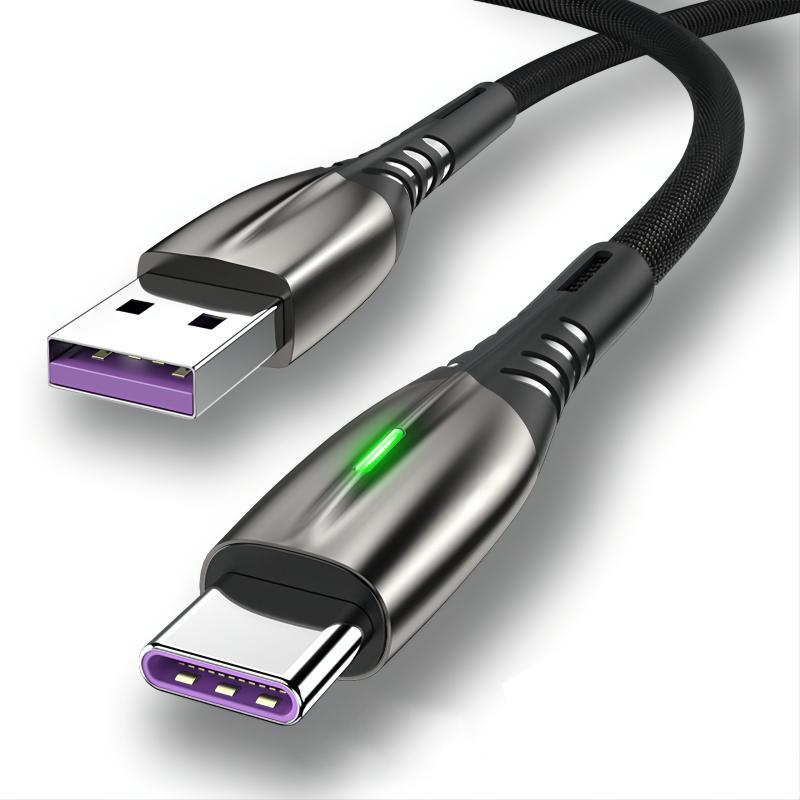 High-Quality Hot-Selling Micro Data Cable Usb C Data Cable and Charging Cable for IPhone With Led Light micro 1m
