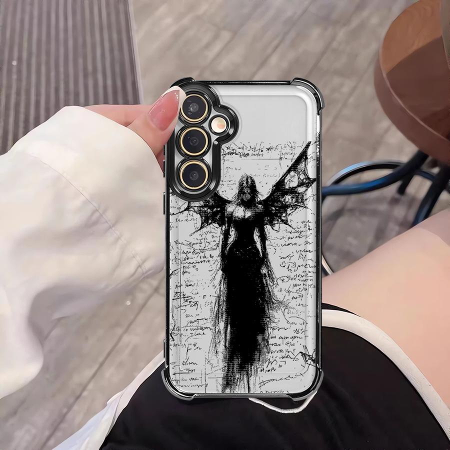 Custodia Retro Cupido Angelo per Samsung Galaxy A24 A52 A54 A34 A15 A05 A33 A50 A07 A53 A73 A13 A12 A03 A23 A51 A14 A04 A16 A06