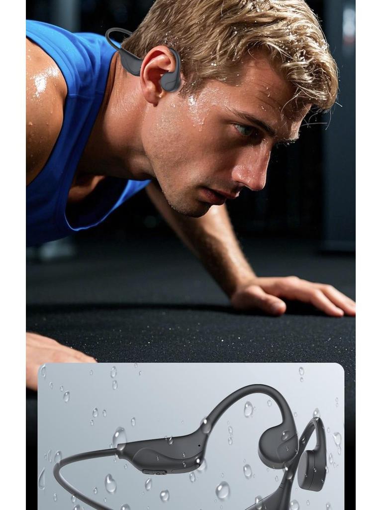 X3 Bone Conduction Bluetooth Headphones: Long Battery Life, Comfortable for Long Wear, Ideal for Running and Sports.