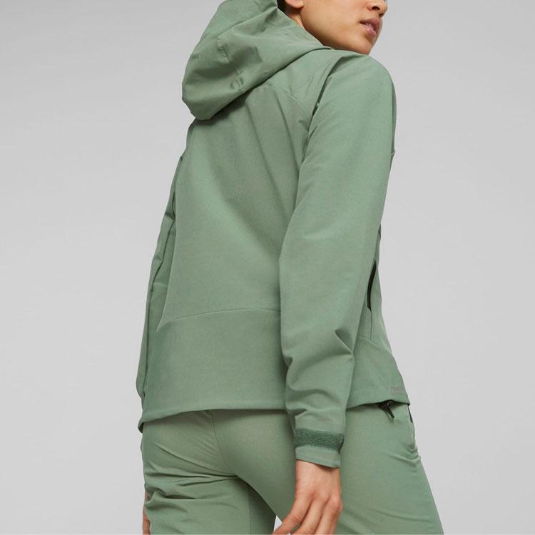 Puma Seasons Softshell Running Jacket Women Jacket Green 524117-44