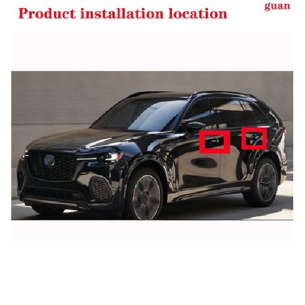 Car handle decorative strip Silver For Mazda CX-70 2025-2026