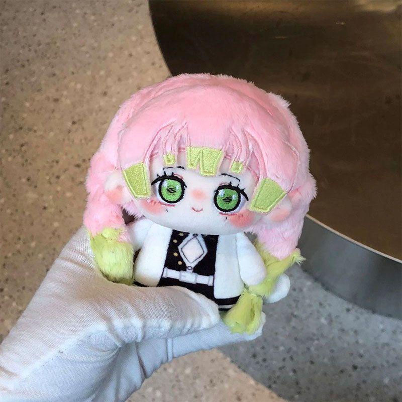 10cm Anime Demon Slayer Kimetsu No Yaiba Plush Kamado Tanjiro Agatsuma Zenitsu Hashibira Inosuke Tomioka Giyuu Pendant Doll Toys Cuddly Stuffed Fluffy