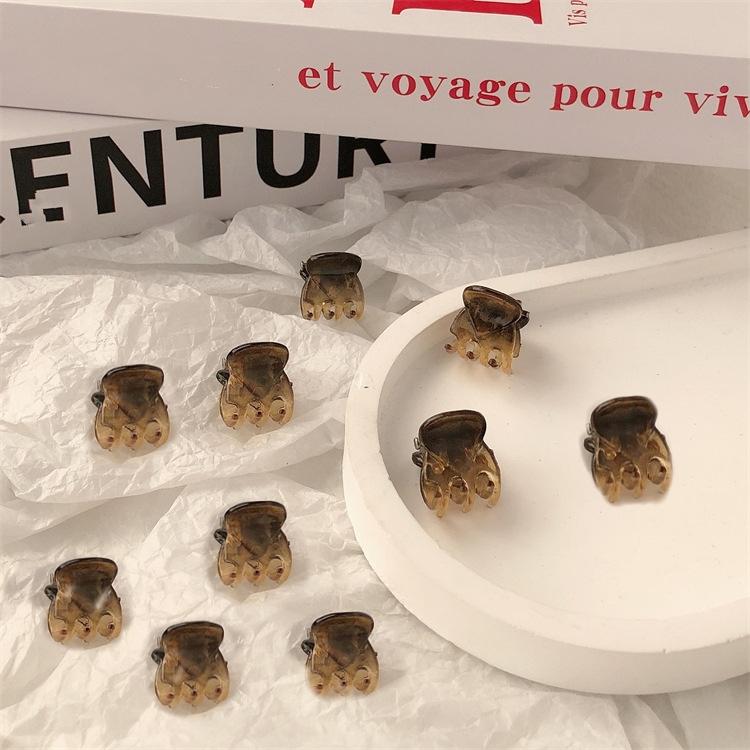 10pcs/set Baby Mini Hair Claw Clips Black And Green Small Side Bangs Clips For Baby Hair Essential Styling Set For Girls 10pcs