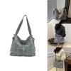 Elegant Khaki Tote Bag For Women With Soft Fabric Ideal For Street Style And Daily Outings
