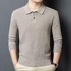 Yiliteng Men's Casual Knit Polo Sweater