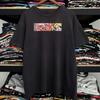90er Powerpuff Girls Ausgewaschenes T-Shirt Schwarz L