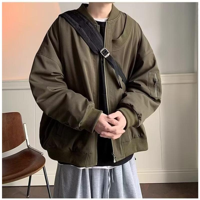 Cleanfit Vintage Fliegerjacke Herren S Lässiger Baseballmantel