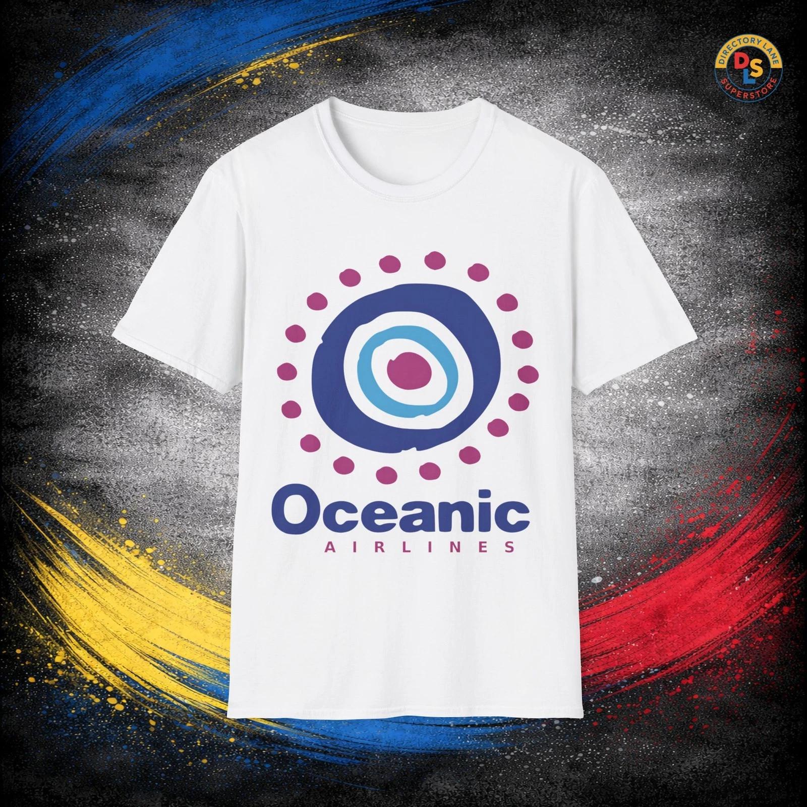 Oceanic Airlines T-Shirt Lost TV Show Unisex Softstyle Tee S
