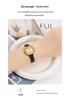 Sleek Black Gold Small Square Quartz Watch, Versatile Steel Band, Waterproof Casual Design