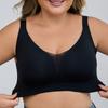 Sujetador Camiseta Moldeador Sin Costuras Inalámbrico Fino Talla Grande para Mujer Cobertura Lateral del Busto Espalda Descubierta Ropa Interior Cómoda