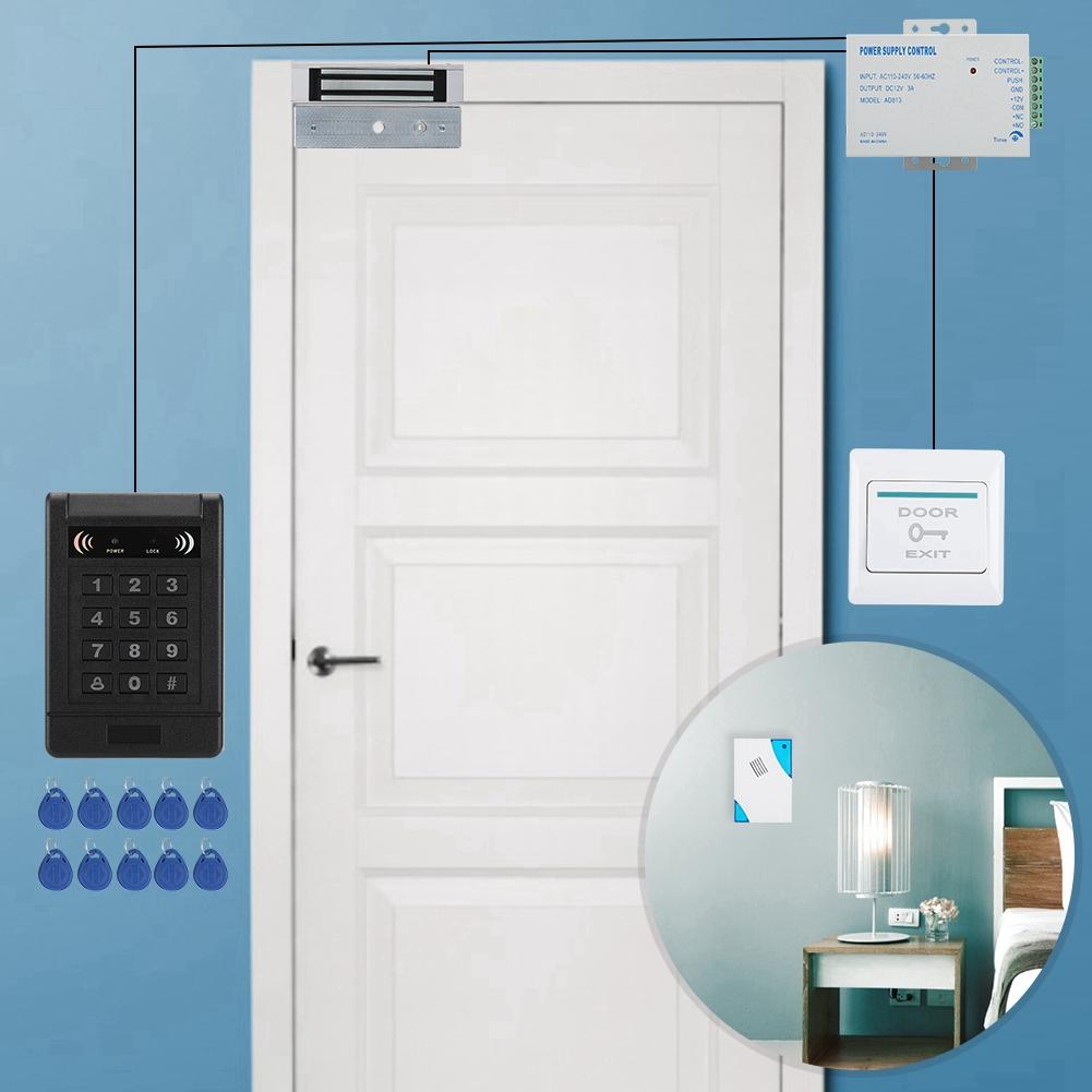 EM-ID Card Password Door Access Control Machine Magnetic Lock Remove Control Doorbell