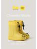 Happy Mary Kids' EVA Rain Boots - Women's Short Tube Drawstring Water Shoes for Boys and Girls
