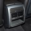 Real Carbon Fiber Car Accessories Rear Air Vent Trim Cover Sticker For VW Touareg 7P MK2 2011 2012 2013 2014 2015 2016 2017 2018