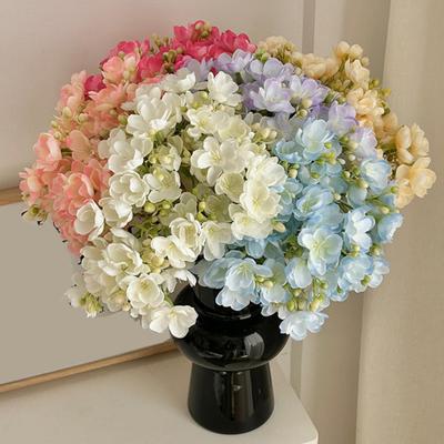 4Pcs Faux Jasmine Picks Realistic Artificial Flowers Bunch Long-lasting Fake Jasmine Branches for Home Floral Arrangement Wedding Parties Decoration