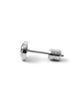 LION HEART Earrings Icon Stud Stainless Steel 316L Direct Sales Silver LH-1 "SUNNY" Earrings/Surgical (Hyperallergic) (Pouch Included)